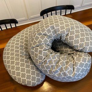 Snoogle Pregnancy Pillow- Morocco Grey